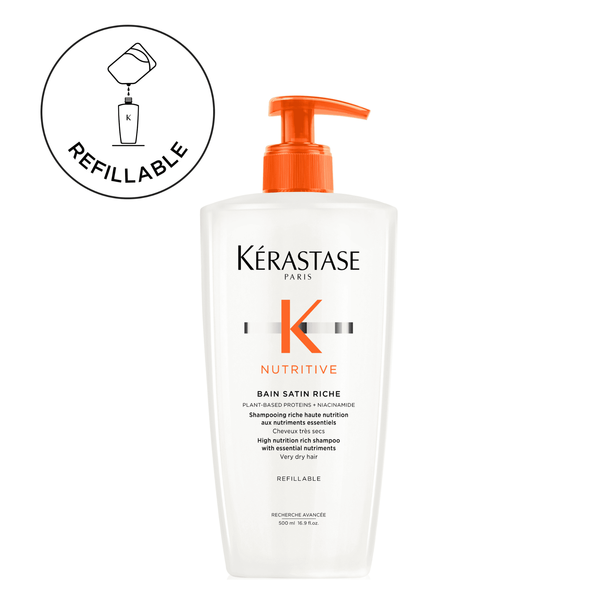 Bain Satin Riche Shampoo 500ML Main image