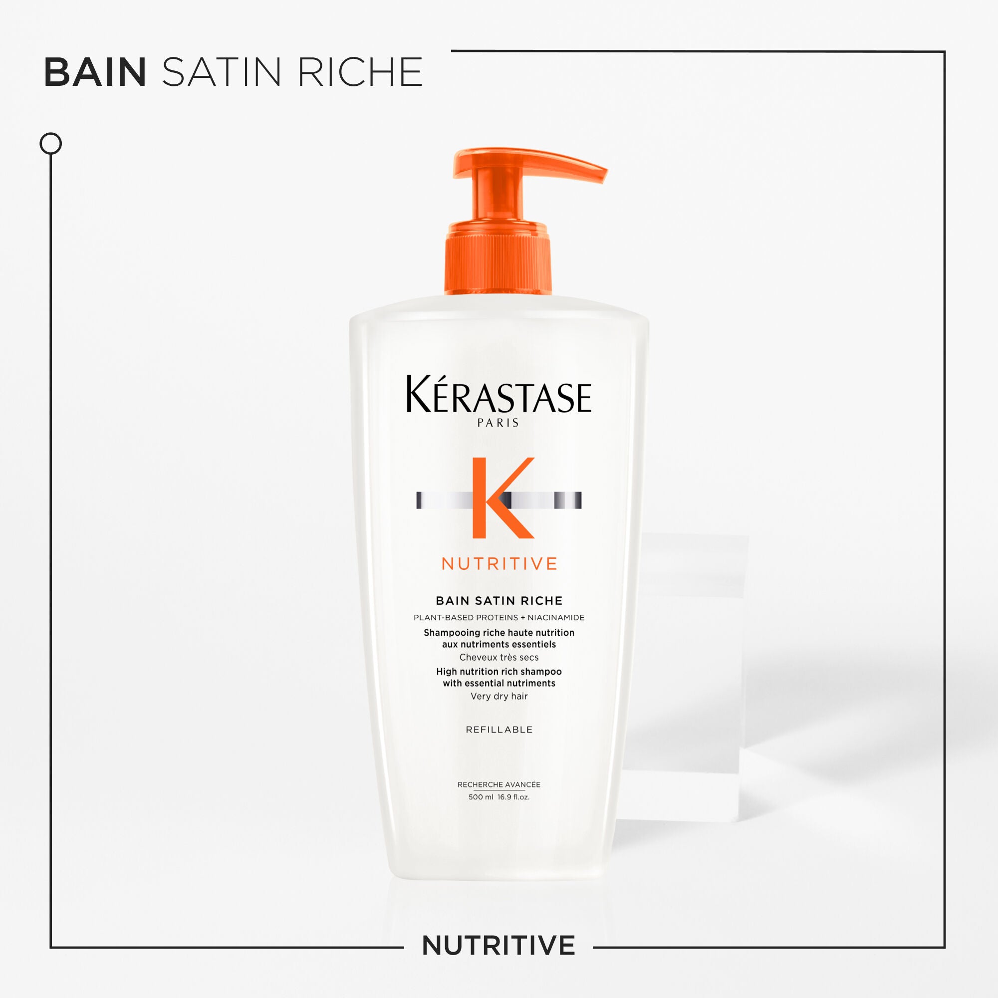 Bain Satin Riche Shampoo 500ML