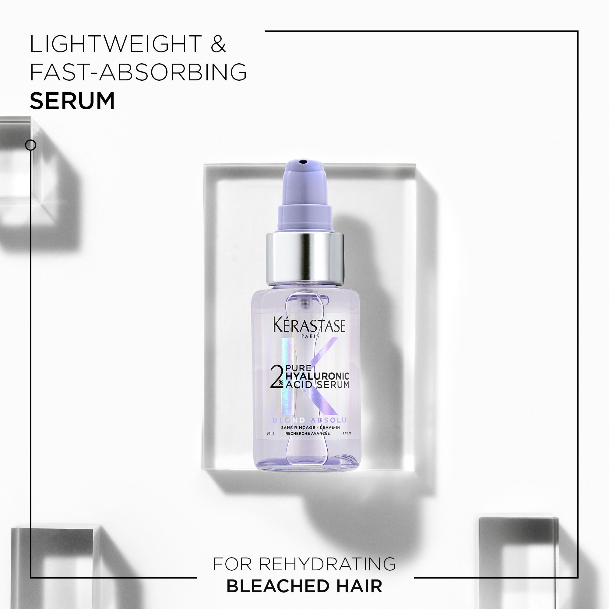 2% Pure Hyaluronic Acid Hair Serum 50ml Secondary image