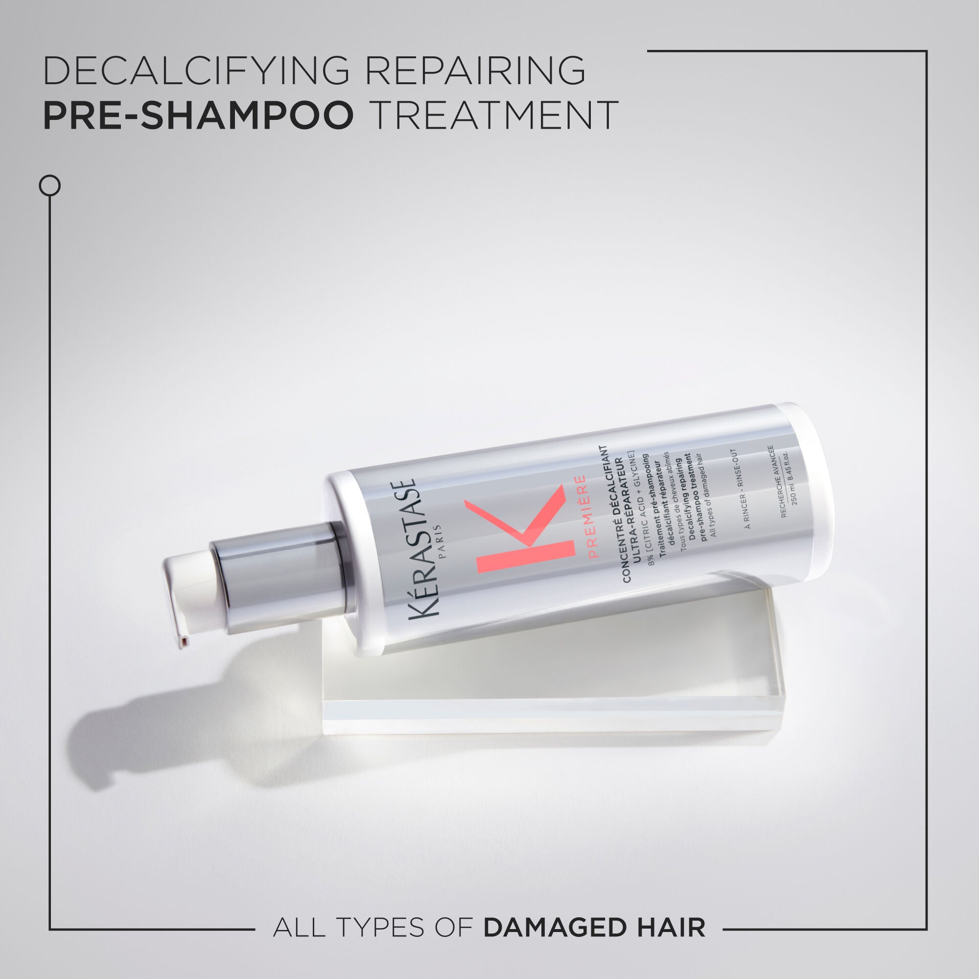 Concentré Décalcifiant Ultra-Réparateur Pre-Shampoo Treatment 250ml Secondary image