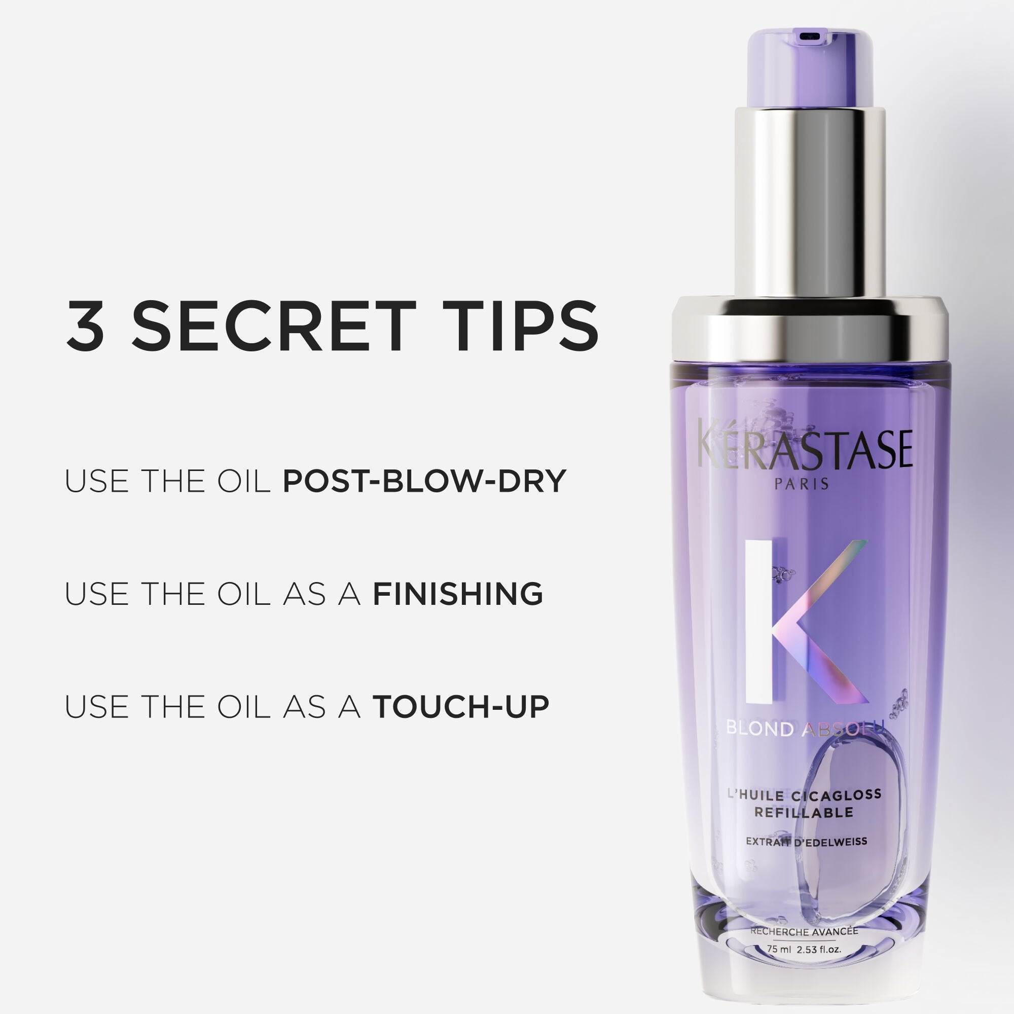 Cicagloss Refillable Oil 75ml