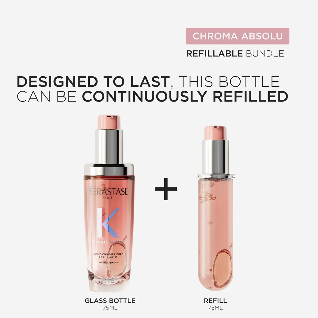 L'Huile Chroma Éclat Refillable Hair Oil 75ml