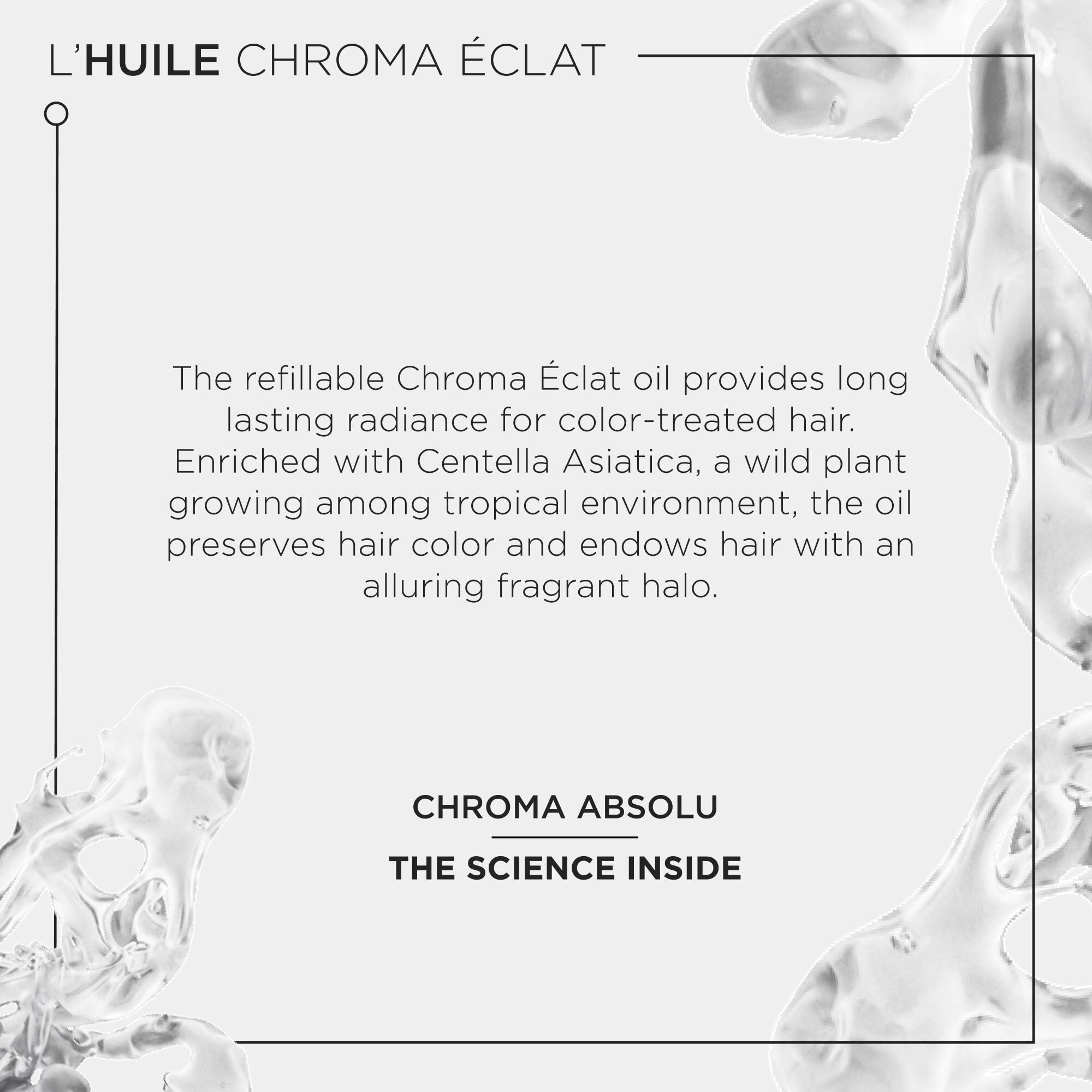 L'Huile Chroma Éclat Refillable Hair Oil 75ml