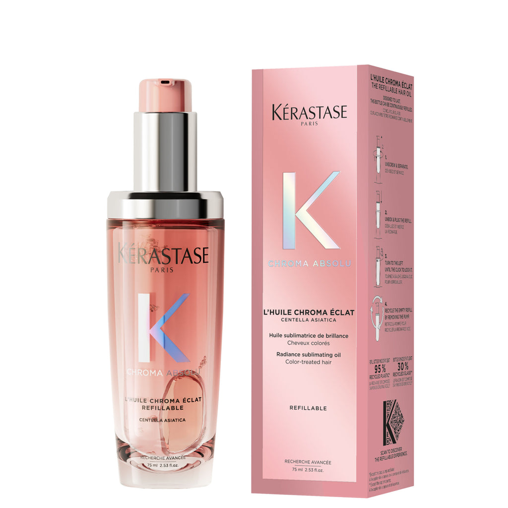 L'Huile Chroma Éclat Refillable Hair Oil 75ml