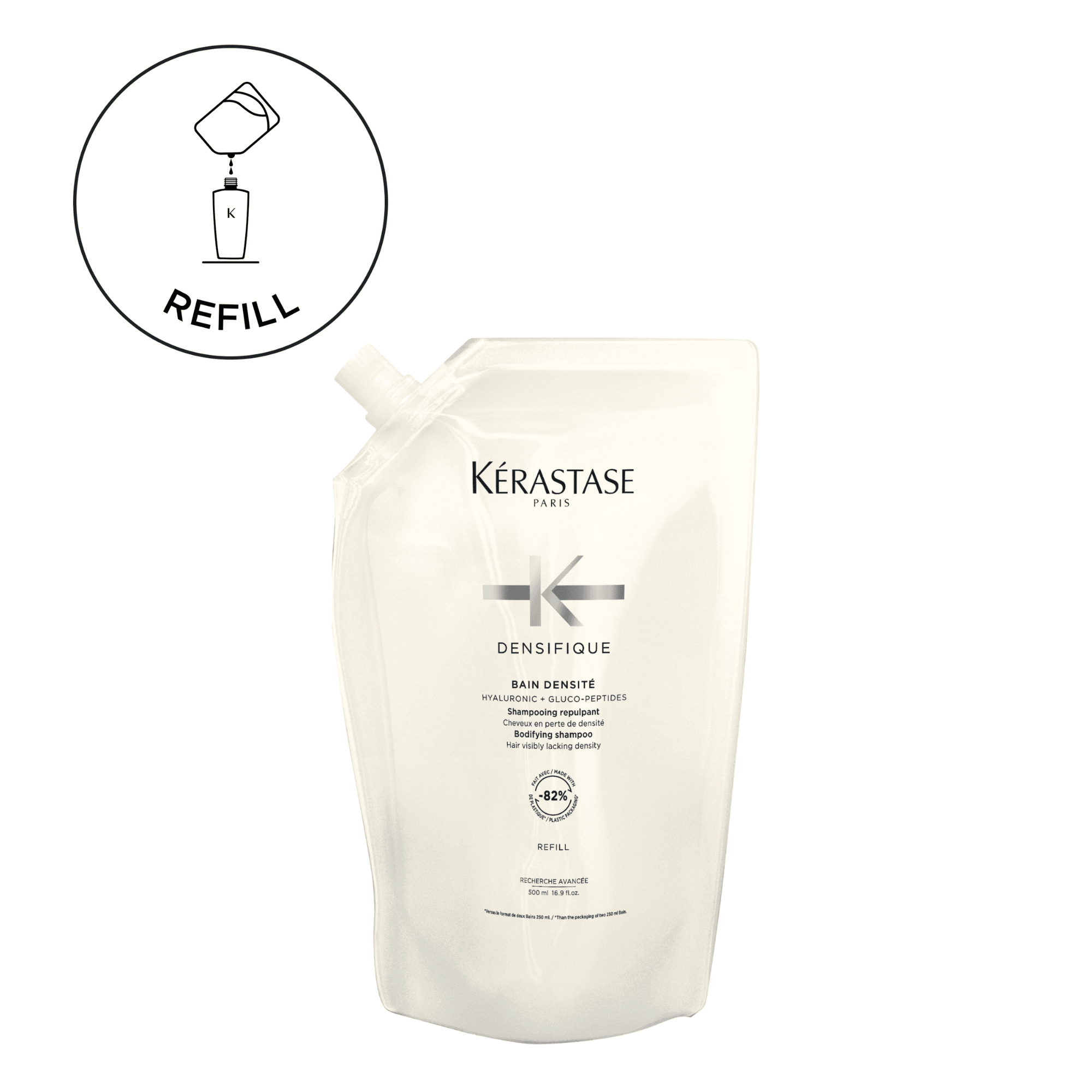 BAIN DENSIFIQUE SHAMPOO REFILL POUCH 500ml