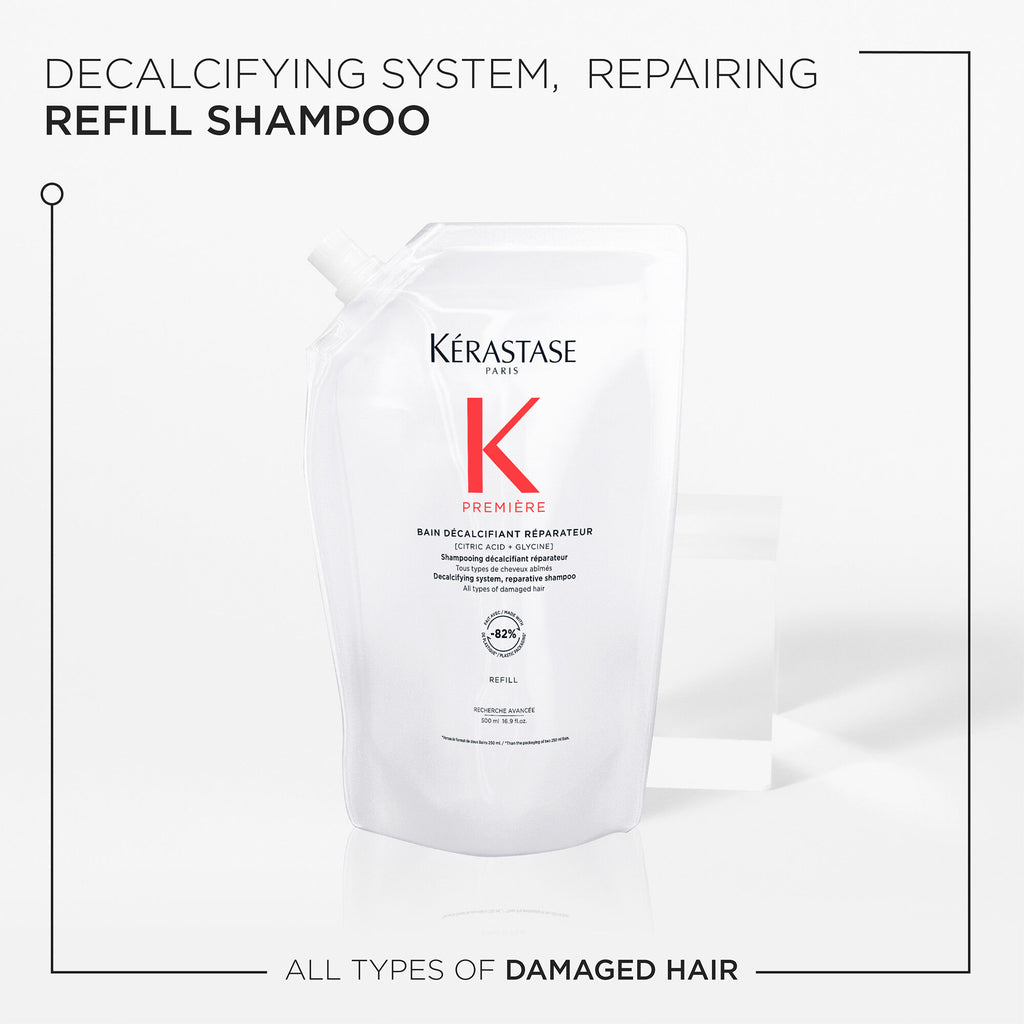BAIN DÉCALSIFIANT RÉPARATEUR SHAMPOO REFILL POUCH 500ml