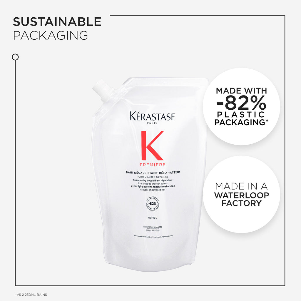 BAIN DÉCALSIFIANT RÉPARATEUR SHAMPOO REFILL POUCH 500ml
