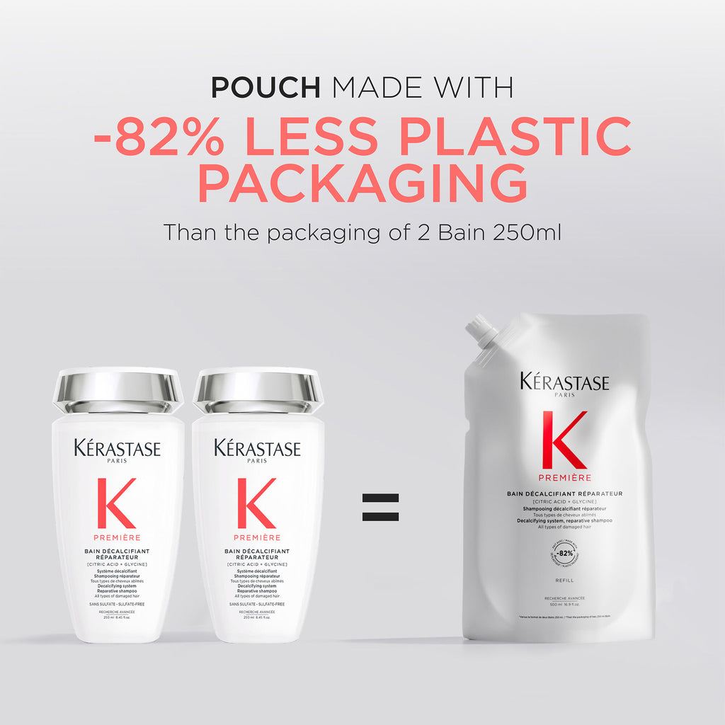 BAIN DÉCALSIFIANT RÉPARATEUR SHAMPOO REFILL POUCH 500ml