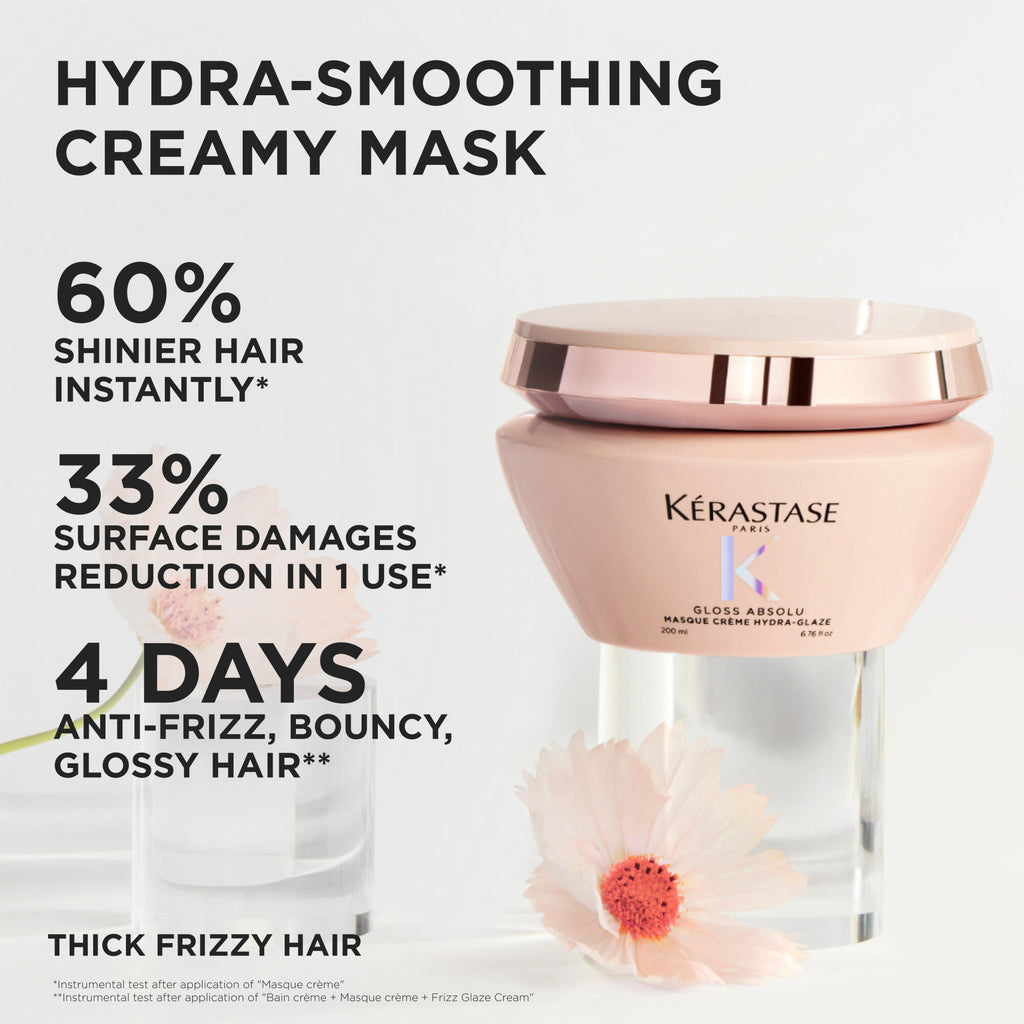 GLOSS ABSOLU MASQUE CRÈME HYDRA-GLAZE HAIR MASK 200ml